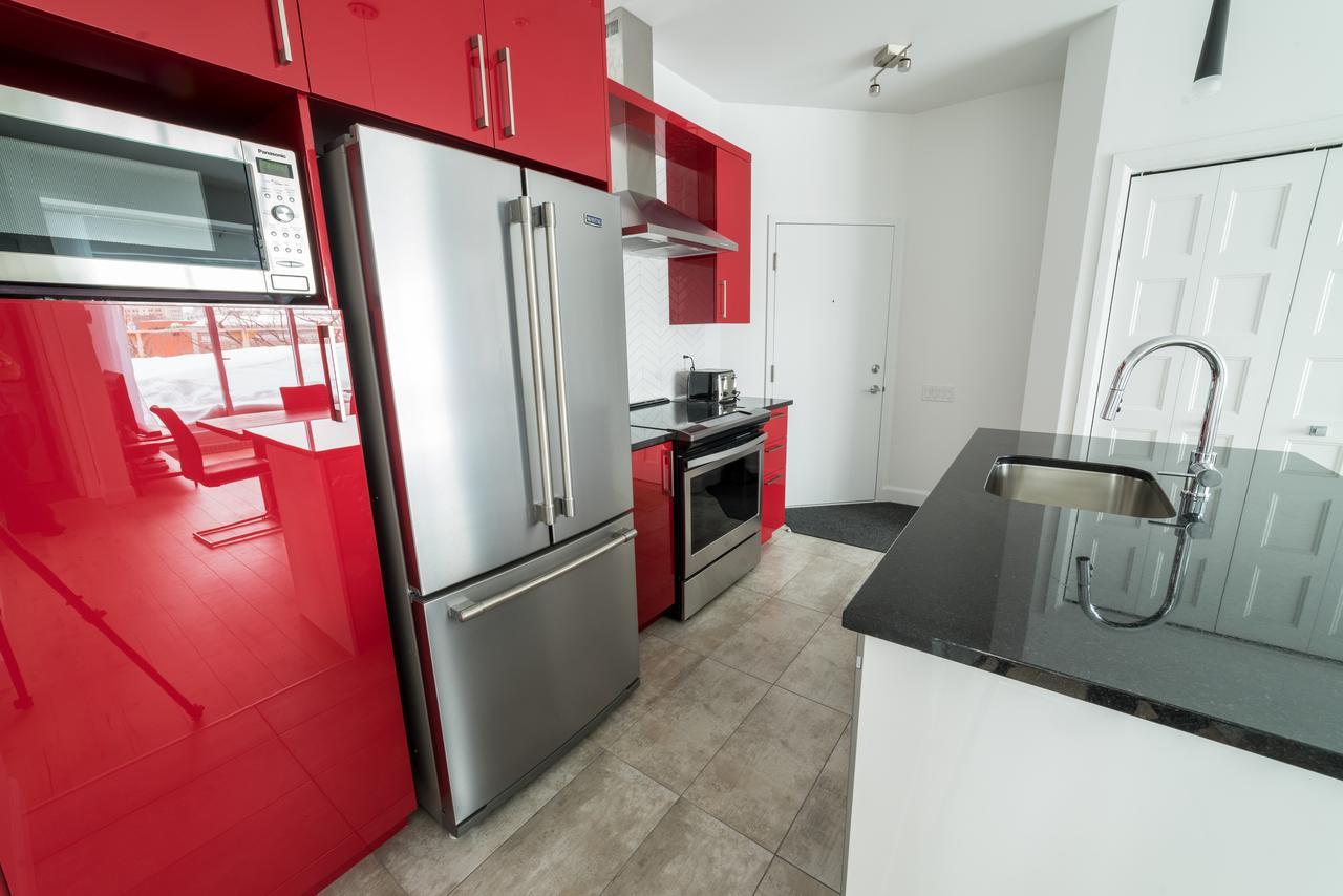 Aux Havres Urbains - Le Penthouse Du Kameleon Lägenhet Québec Exteriör bild