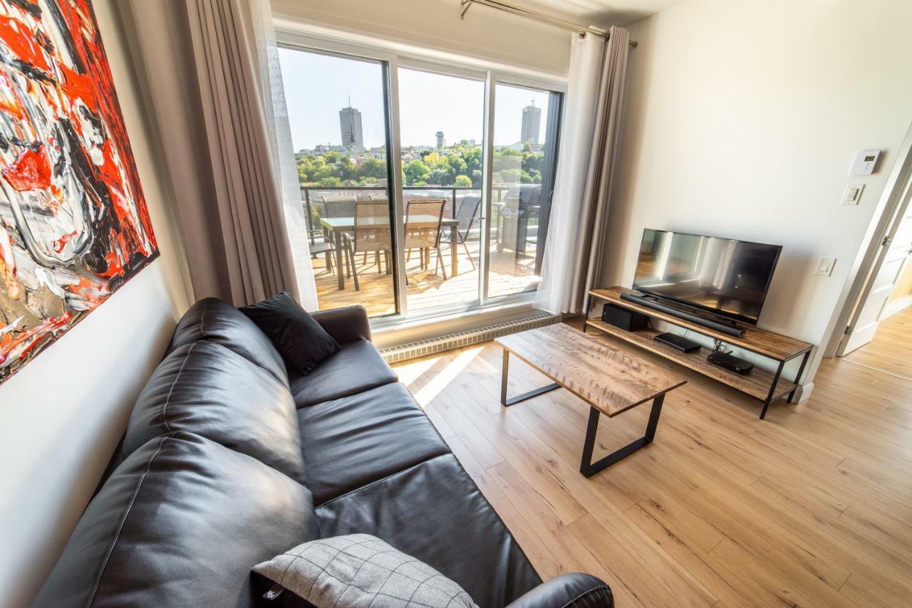 Aux Havres Urbains - Le Penthouse Du Kameleon Lägenhet Québec Exteriör bild