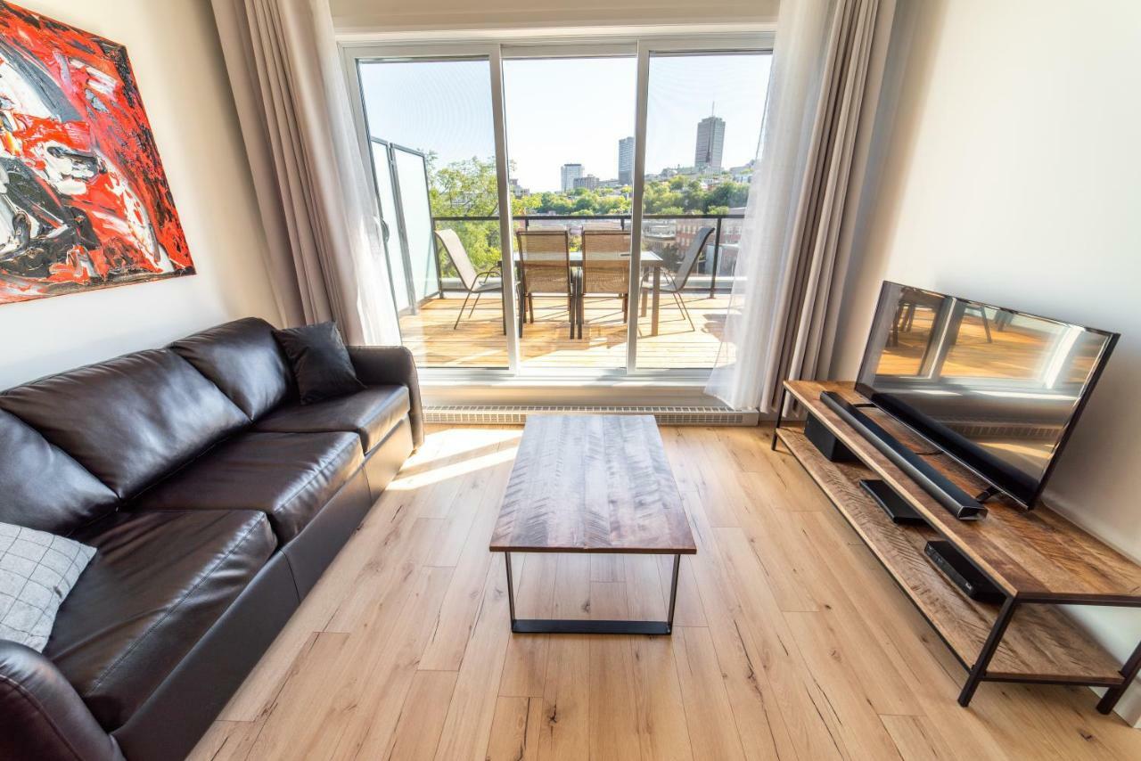 Aux Havres Urbains - Le Penthouse Du Kameleon Lägenhet Québec Exteriör bild