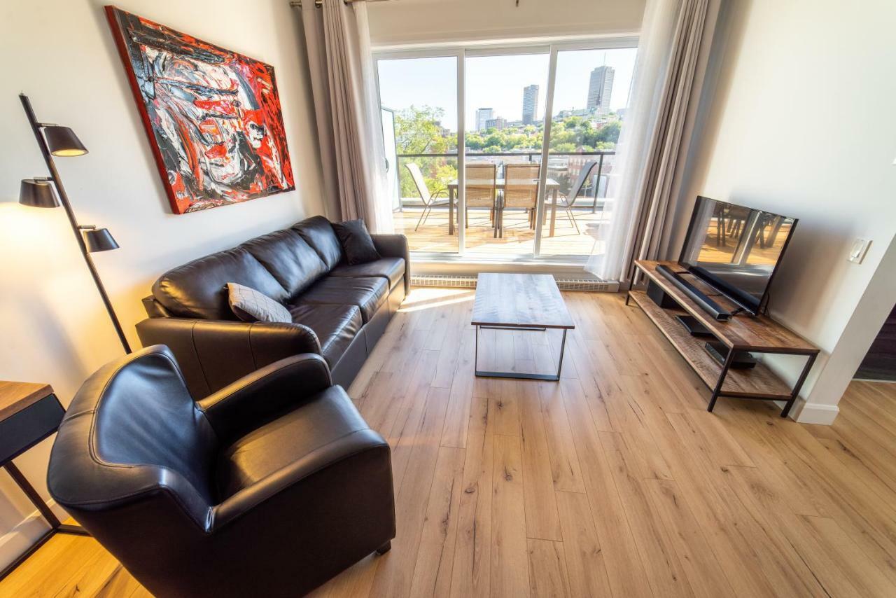 Aux Havres Urbains - Le Penthouse Du Kameleon Lägenhet Québec Exteriör bild