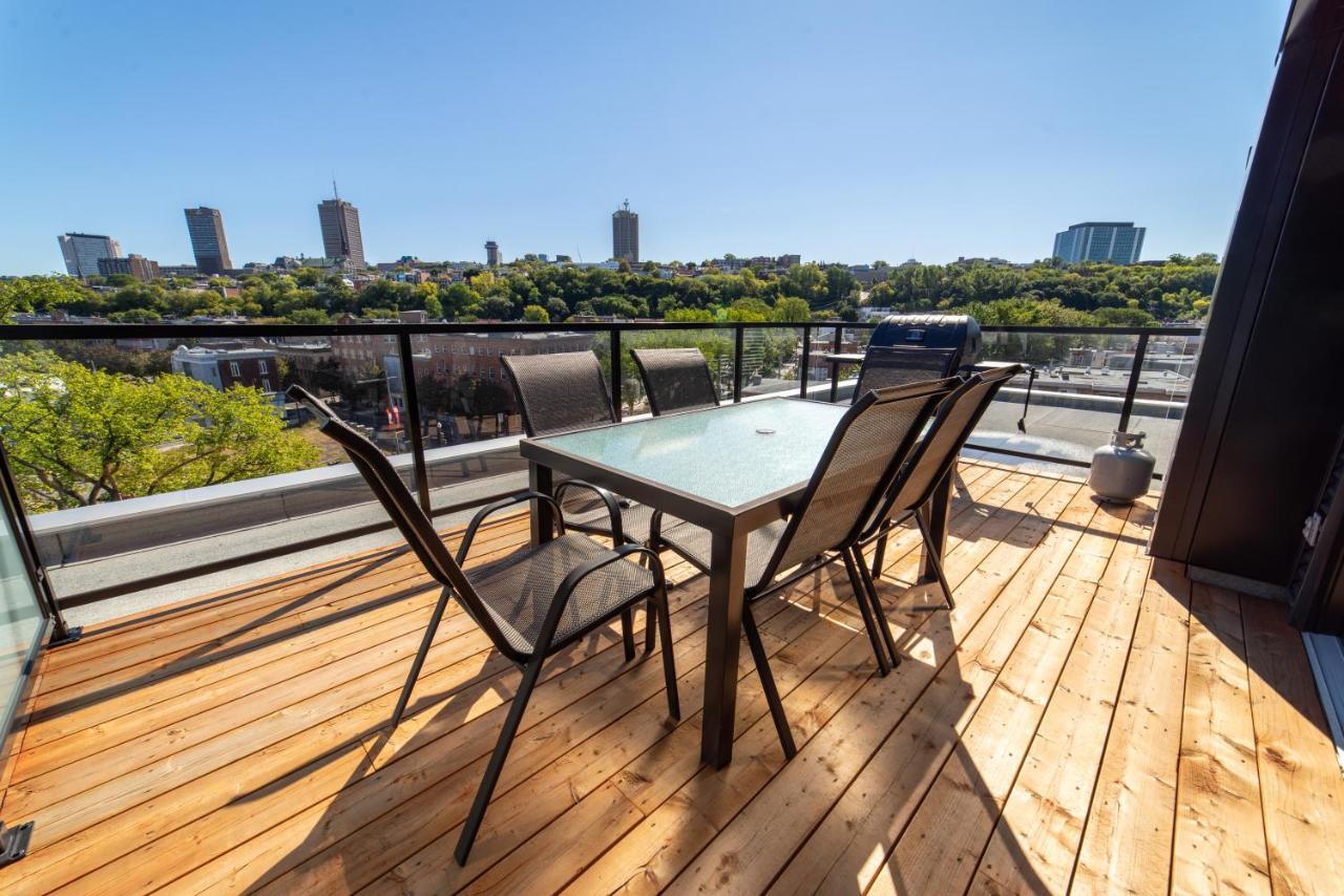 Aux Havres Urbains - Le Penthouse Du Kameleon Lägenhet Québec Exteriör bild